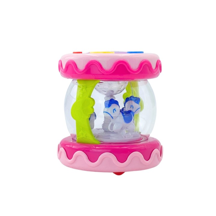 3-in-1 Musical Drum for Babies + Crawling Roller
