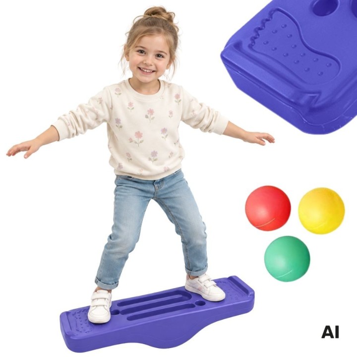 Deska równoważna montessori labirynt równowaga sensoryczna