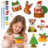 WOOPIE DIY Paint Craft Kit - Make Plaster Cast Figurines and Paint - Christmas Kit