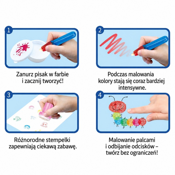 Woopie Magic Painting Set - Marker and Stamps