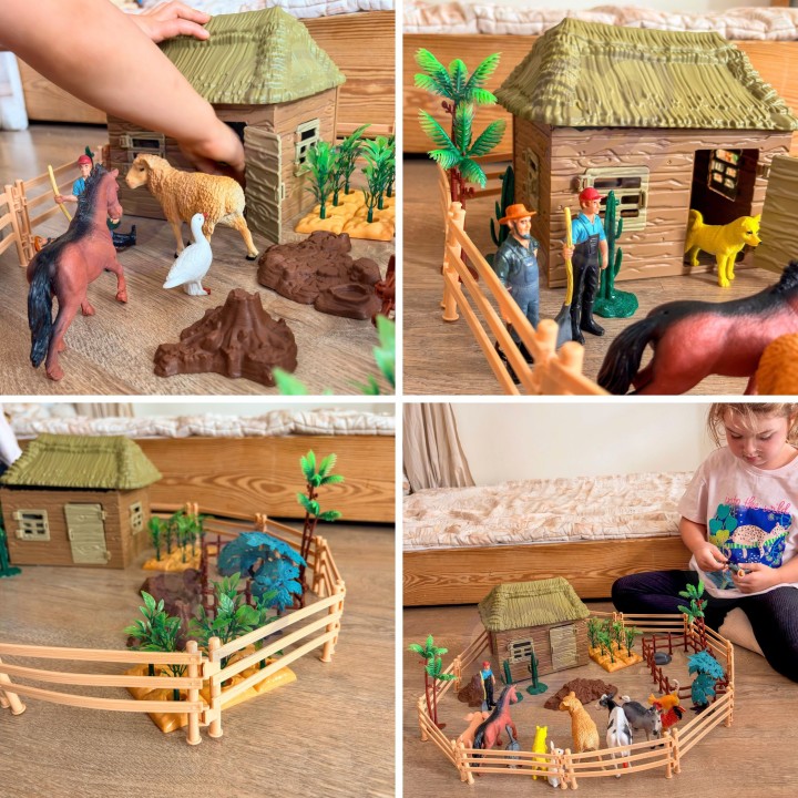 Large Farm with Animals 63 pcs. Figures and Farm 3+