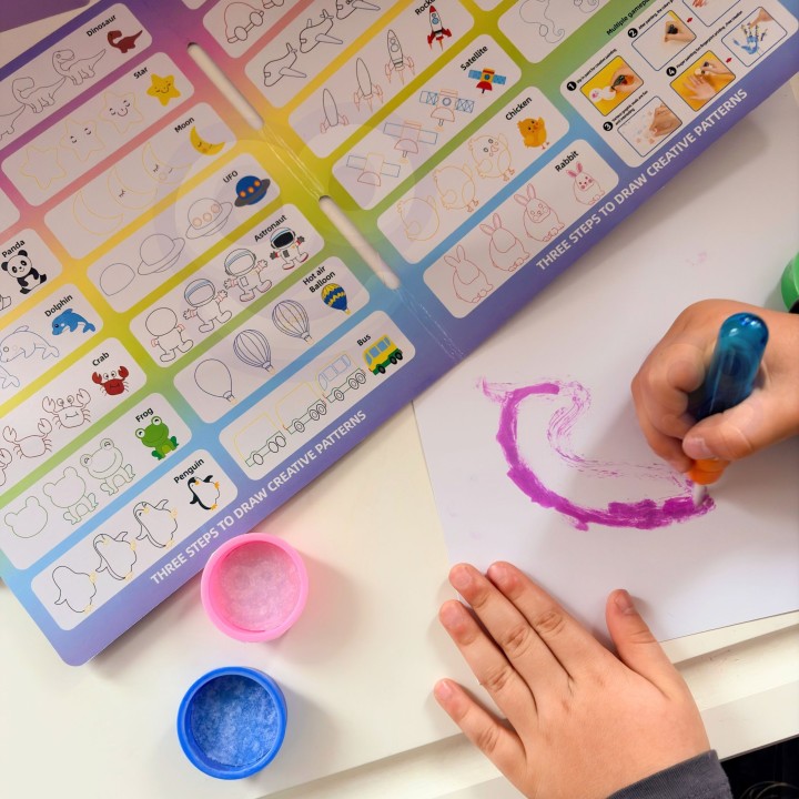 Magic Brush Creative Set with Stamps 3+