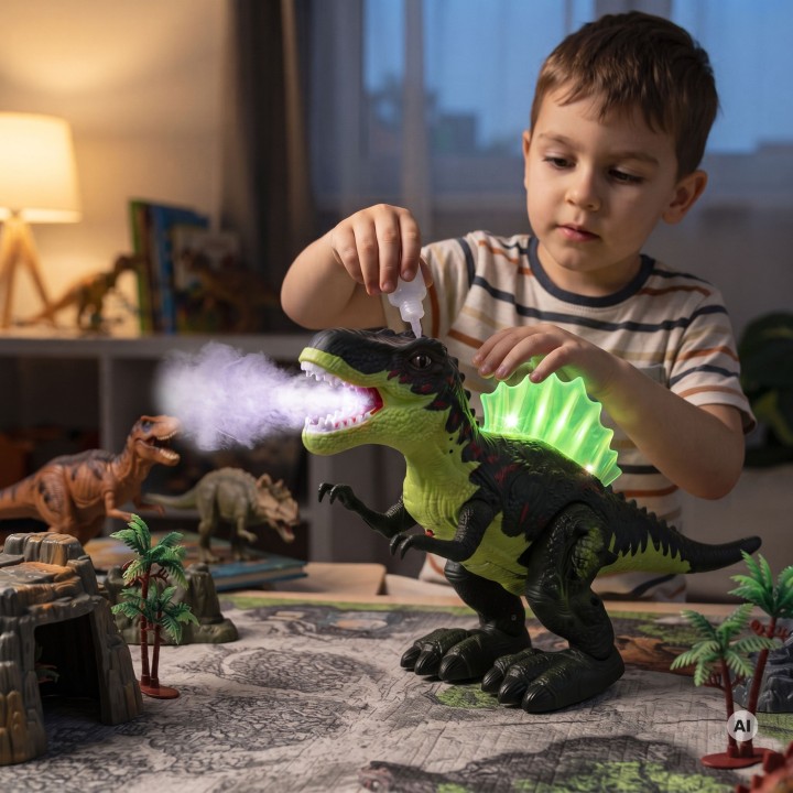 Tyranozaur Rex Chodzący Woopie - Efekty Świetlne i Dźwiękowe
