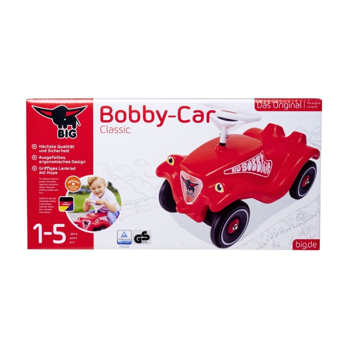 Bobby Car Classic Pusher Ride-On - Safe fun for children