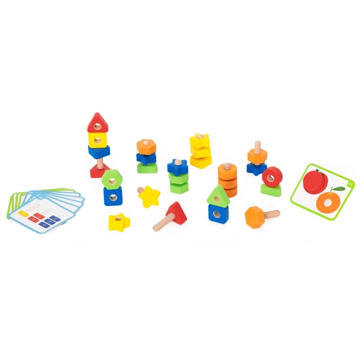 VIGA Nuts and Bolts Set - Educational Game 30 pcs.