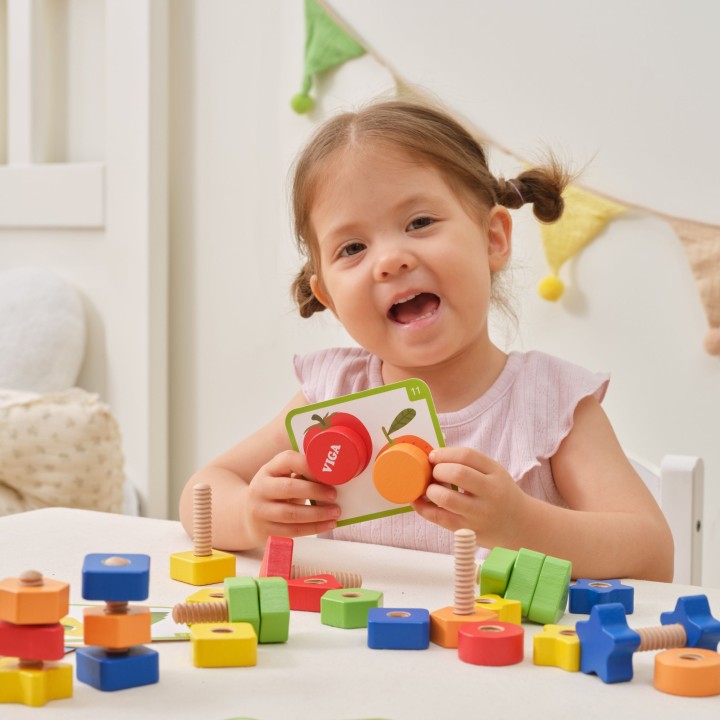 VIGA Nuts and Bolts Set - Educational Game 30 pcs.