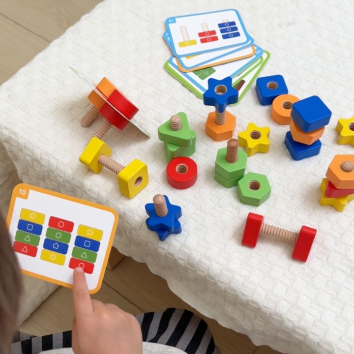 VIGA Nuts and Bolts Set - Educational Game 30 pcs.