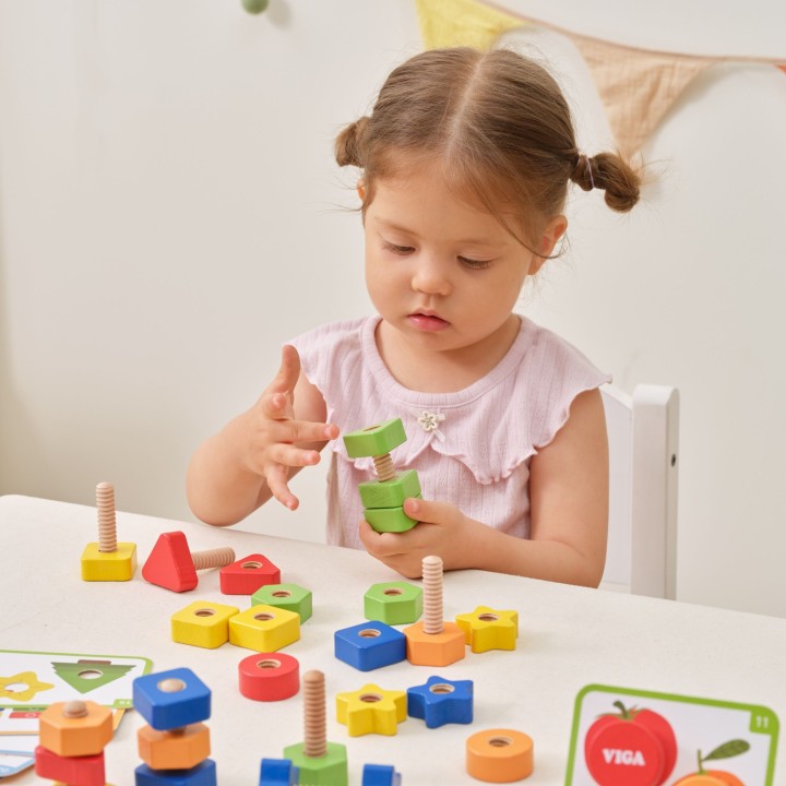 VIGA Nuts and Bolts Set - Educational Game 30 pcs.