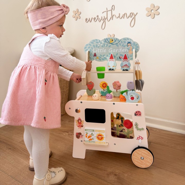 Wózek Ogrodowy Sklepik 57 el. Tooky Toy - Drewniana Zabawka