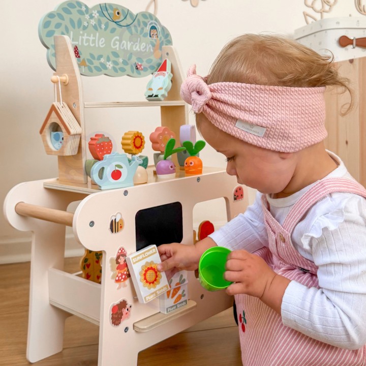 Wózek Ogrodowy Sklepik 57 el. Tooky Toy - Drewniana Zabawka