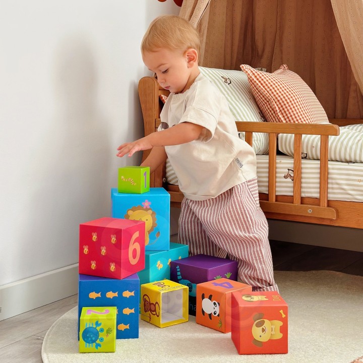 Klocki Classic World Magic Box - Edukacyjna Wieża Zagadek