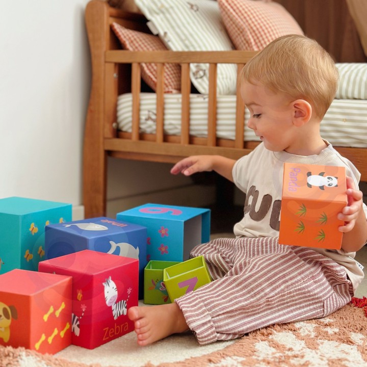 Klocki Classic World Magic Box - Edukacyjna Wieża Zagadek