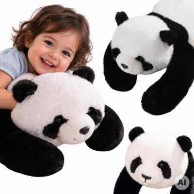 WOOPIE Panda Sensoryczny Obciążeniowy Pluszak 1kg Do Wyciszenia Sen