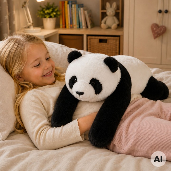 WOOPIE Panda Sensory Weighted Plush Toy 1kg For Soothing Sleep
