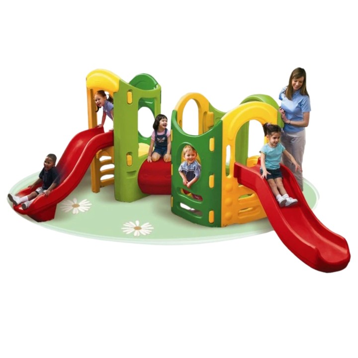 LITTLE TIKES 8-in-1 Playground Monkey Grove with Slides - Joy!