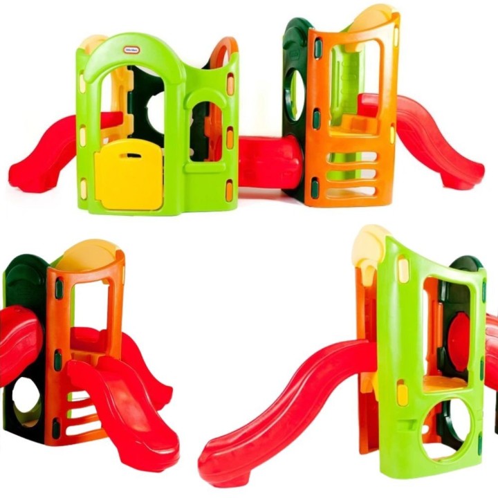 LITTLE TIKES 8-in-1 Playground Monkey Grove with Slides - Joy!