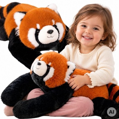 WOOPIE Ruda Panda Sensoryczny Pluszak Obciążeniowy 1kg Do Wyciszenia