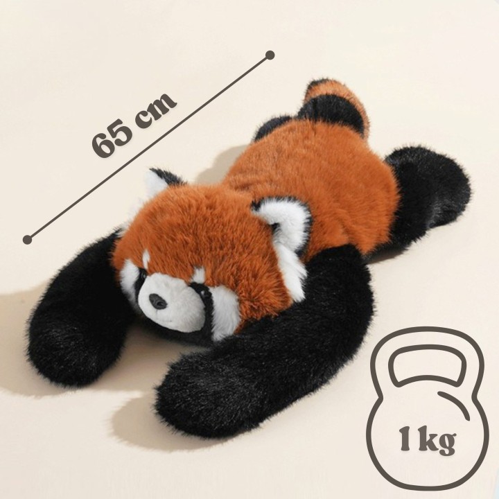 WOOPIE Ruda Panda Sensoryczny Pluszak Obciążeniowy 1kg Do Wyciszenia