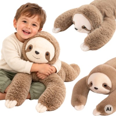 WOOPIE Sloth Sensory Plush Weighted Toy 1kg For Silence