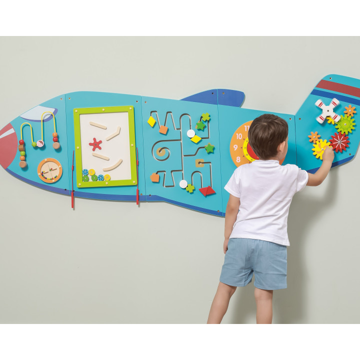Viga Toys Sensoryczna Tablica Manipulacyjna Samolot