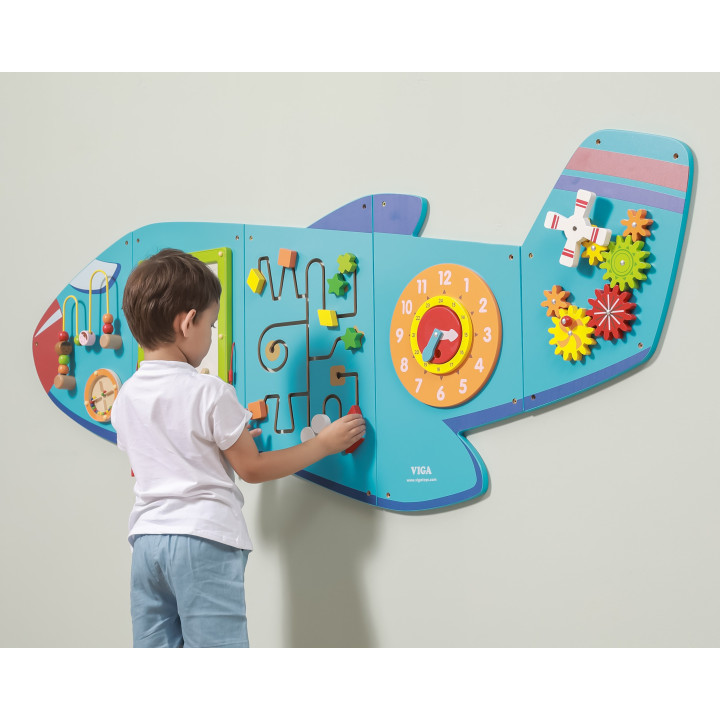 Viga Toys Sensoryczna Tablica Manipulacyjna Samolot