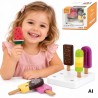 VIGA Set of Wooden Ice Cream Sticks with Stand 6 pcs.