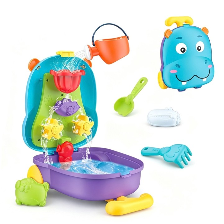 Hippo Water Suitcase Woopie Sand and Water Set