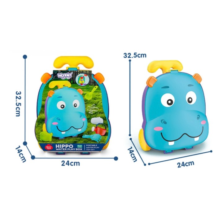 Hippo Water Suitcase Woopie Sand and Water Set