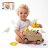 WOOPIE Arcade Game Woodpecker Bug Hammer 3in1 Stroller Puller for Babies