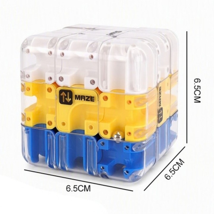 3D Maze Puzzle with Ball Cube - Logic Game