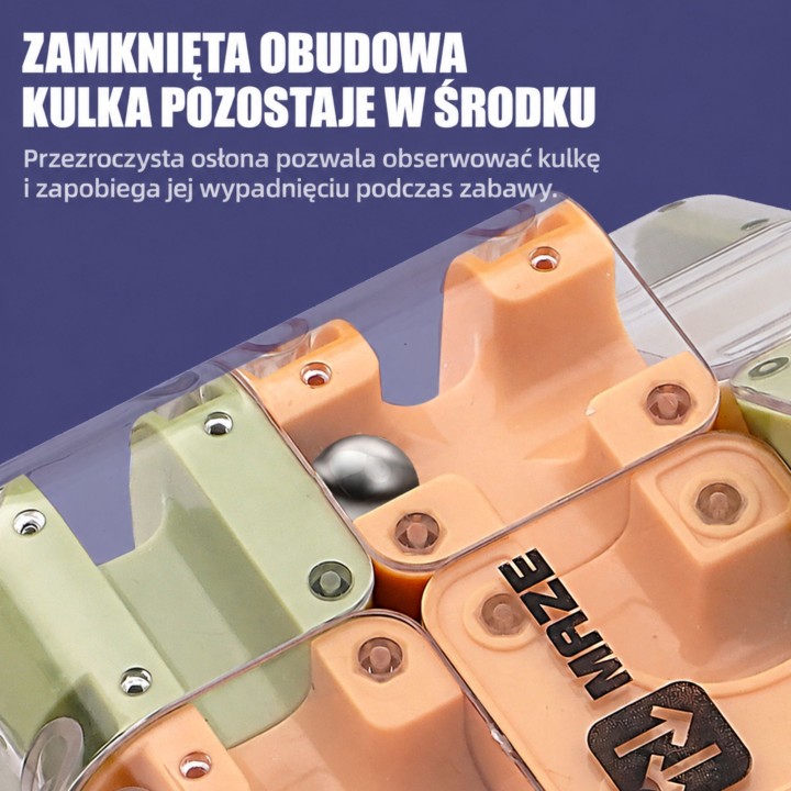 Łamigłówka Labirynt 3D z Kulką Kostka - Gra Logiczna