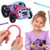 WOOPIE Soften 3D Construction Blocks 44 Pieces Pink Off-Road Vehicle