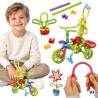 WOOPIE 3D Construction Blocks Straws Sticks Tubes Creative Set 85 EL