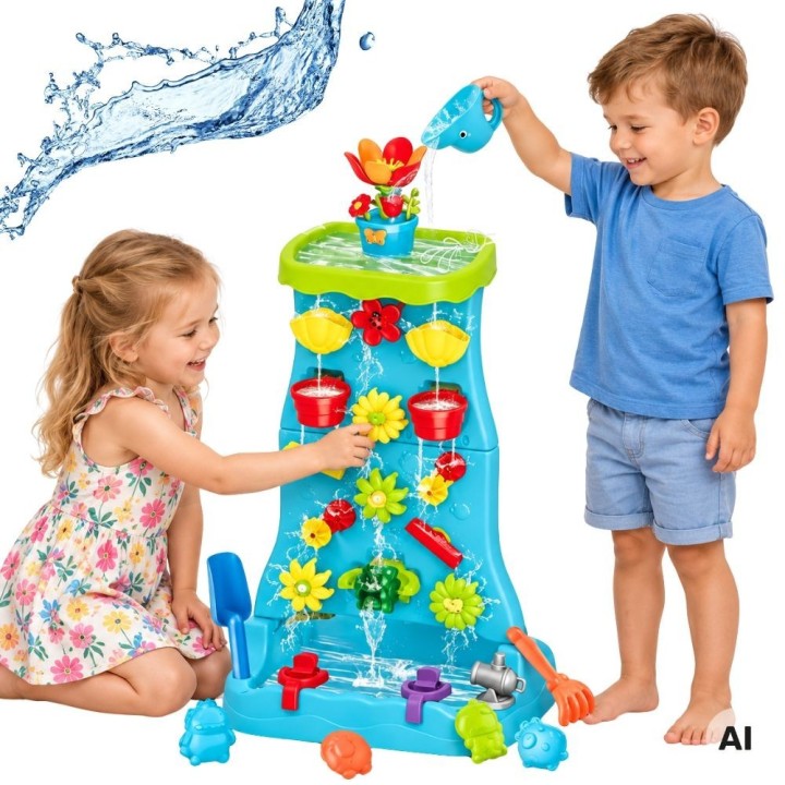 Woopie Garden Water Panel - Water Track with Accessories for Children