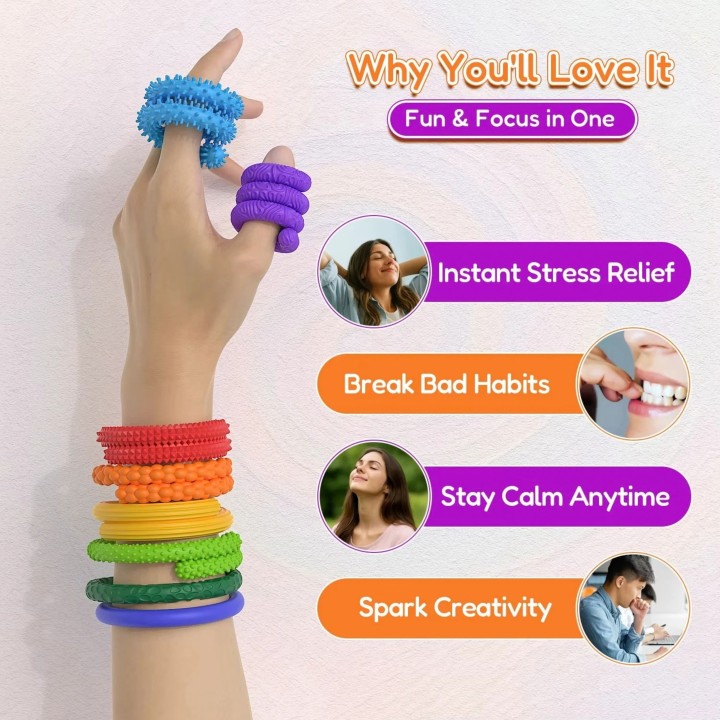 Woopie Anti-Stress Sensory Sticks for Children 8 pcs