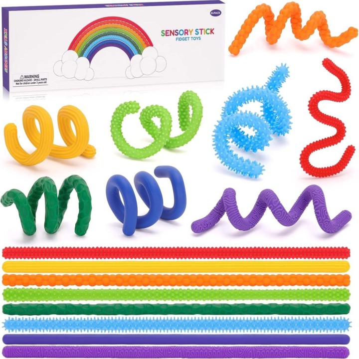 Woopie Anti-Stress Sensory Sticks for Children 8 pcs