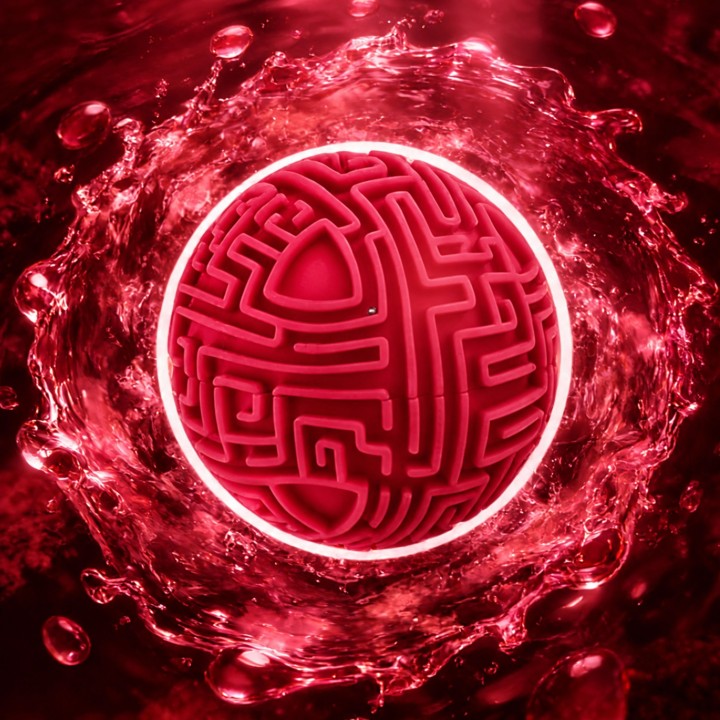 Woopie Ball Maze 3D Arcade Game Logic Puzzle 10cm