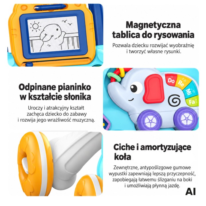 Woopie Interactive Walker - Musical with Scrapbook