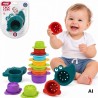WOOPIE BABY Bath Toy Crocodile Overflow Cups