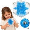 WOOPIE 3D Maze Logic Cube with Ball Arcade Puzzle Blue