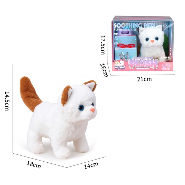 Interactive Plush Kitten with Accessories Woopie - Sound