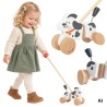VIGA Wooden Push Dog - Dalmatian