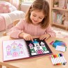 WOOPIE Art Set Foil Paste Coloring Book Princesses 121 pcs.