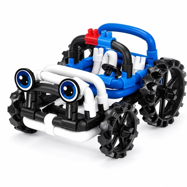 Construction Blocks Car Police 44 pcs Woopie - Creative Set 6+