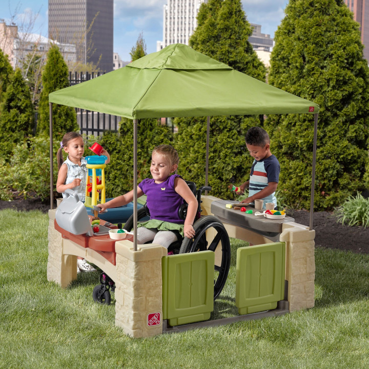 STEP2 Patio with Canopy and Grill
