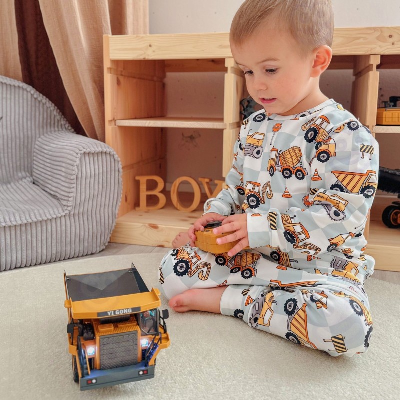 WOOPIE Zdalnie Sterowana Wywrotka Budowlana RC Dźwięk Światła