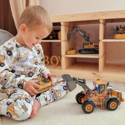 Ładowarka Budowlana RC Woopie - 9 Kanałów 2,4 GHz Metal Światło Dźwięk