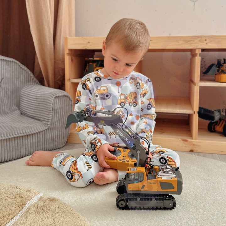 Woopie Excavator - Remote Controlled Metal Construction Machine