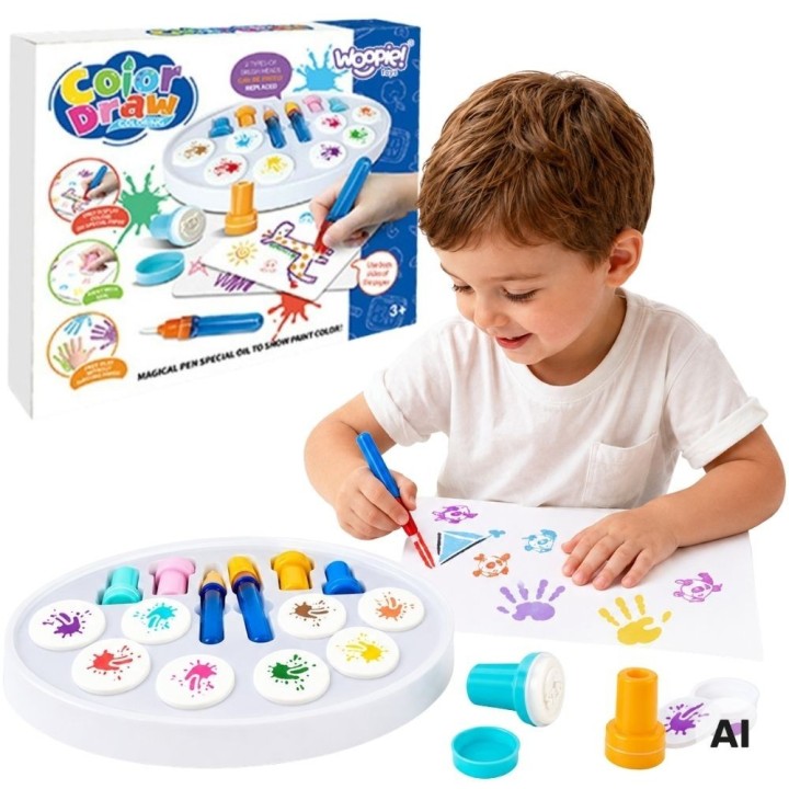 WOOPIE Magic Painting Set - Stamp Markers 26 pcs.