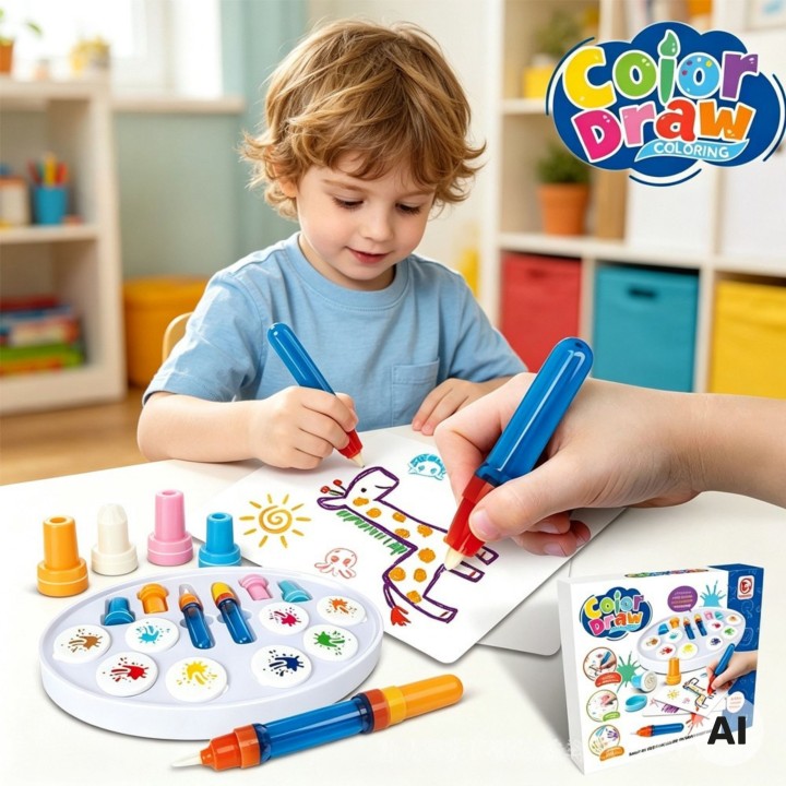 WOOPIE Magic Painting Set - Stamp Markers 26 pcs.